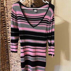 Venus Fitted Ribbed Dress